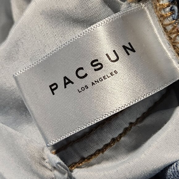 Pacsun Mom Jeans Womens Size 25 Mid Rise Light Wash Denim Pants - Picture 7 of 8